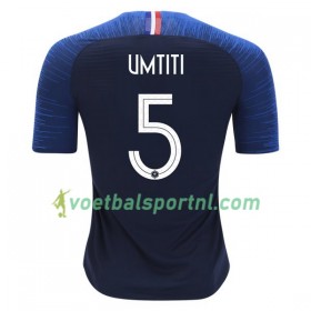 Frankrijk Umtiti 5 Thuis Shirt WK voetbal 2018